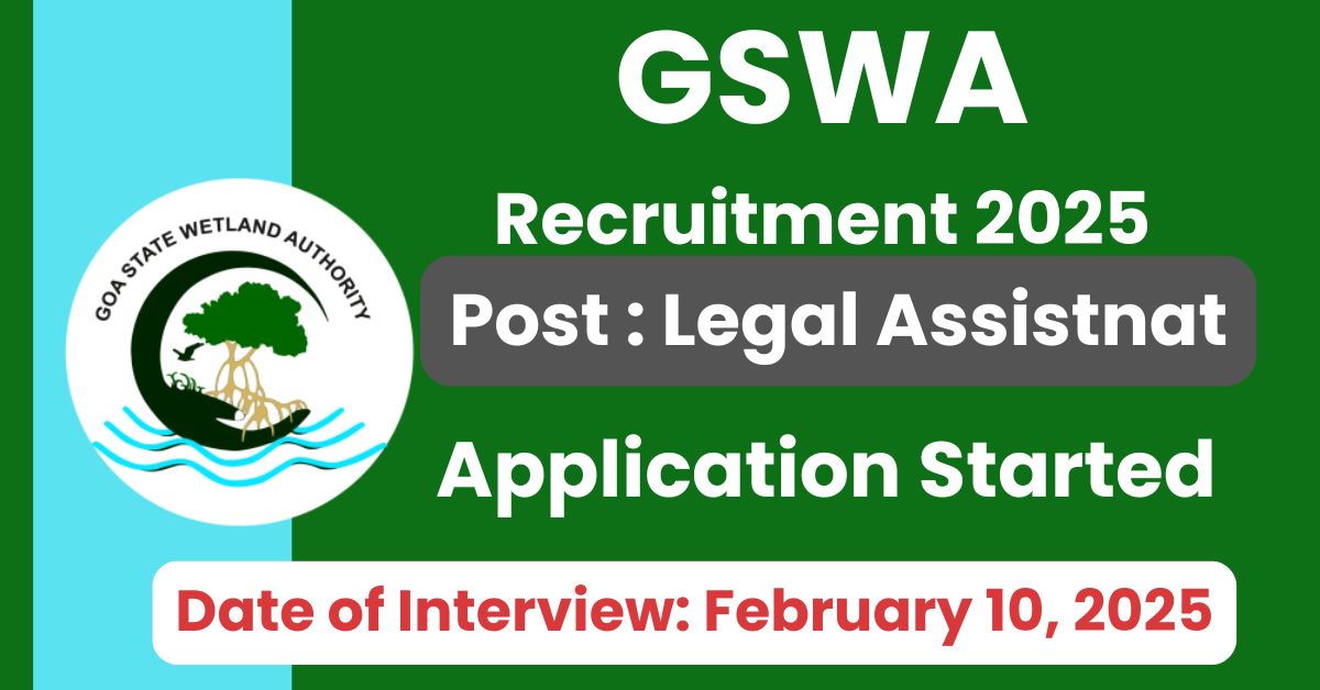 Legal Assistant Vacancy 2025