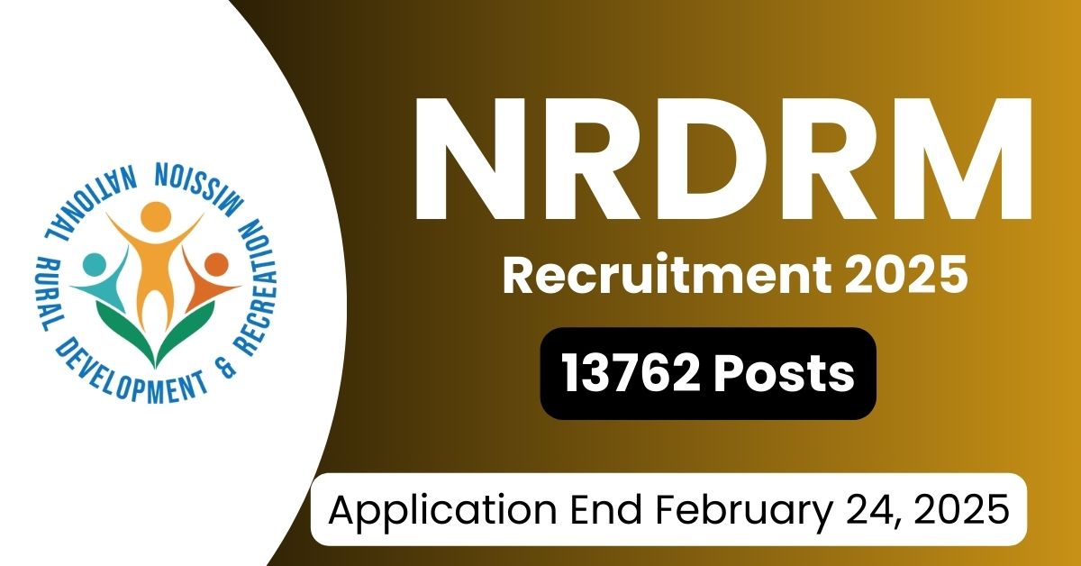 NRDRM Vacancy 2025 Notification